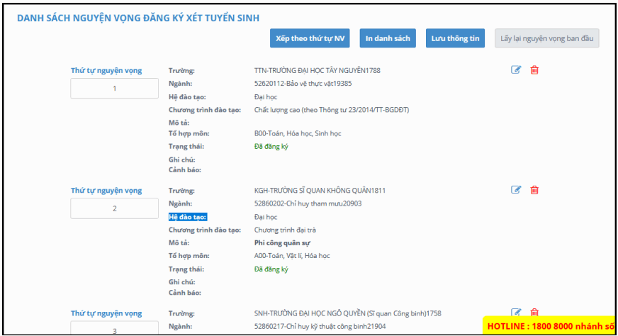 Huong dan dieu chinh nguyen vong truc tuyen 2021 - Chi tiet