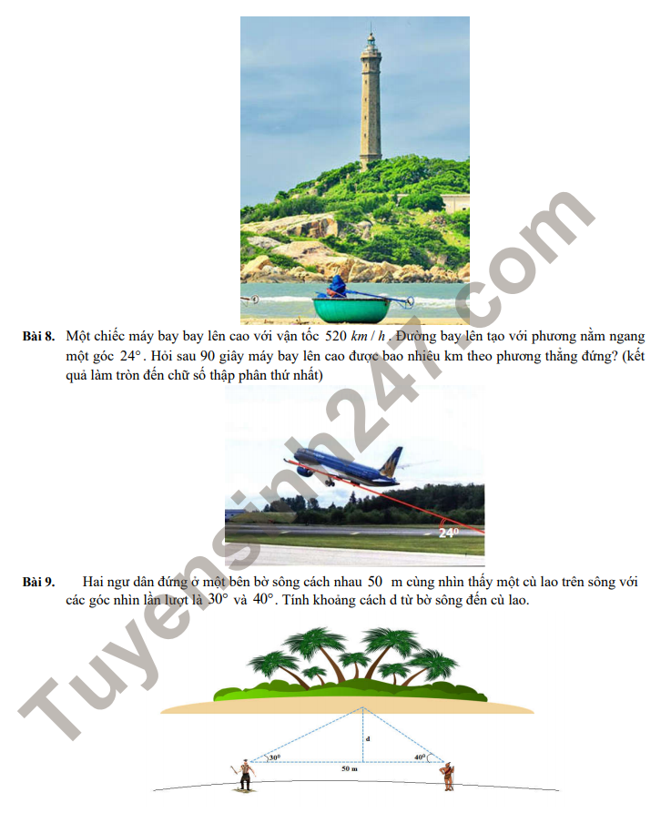 De cuong on tap giua ki 1 lop 9 mon Toan 2021 - THPT Da Tri Tue