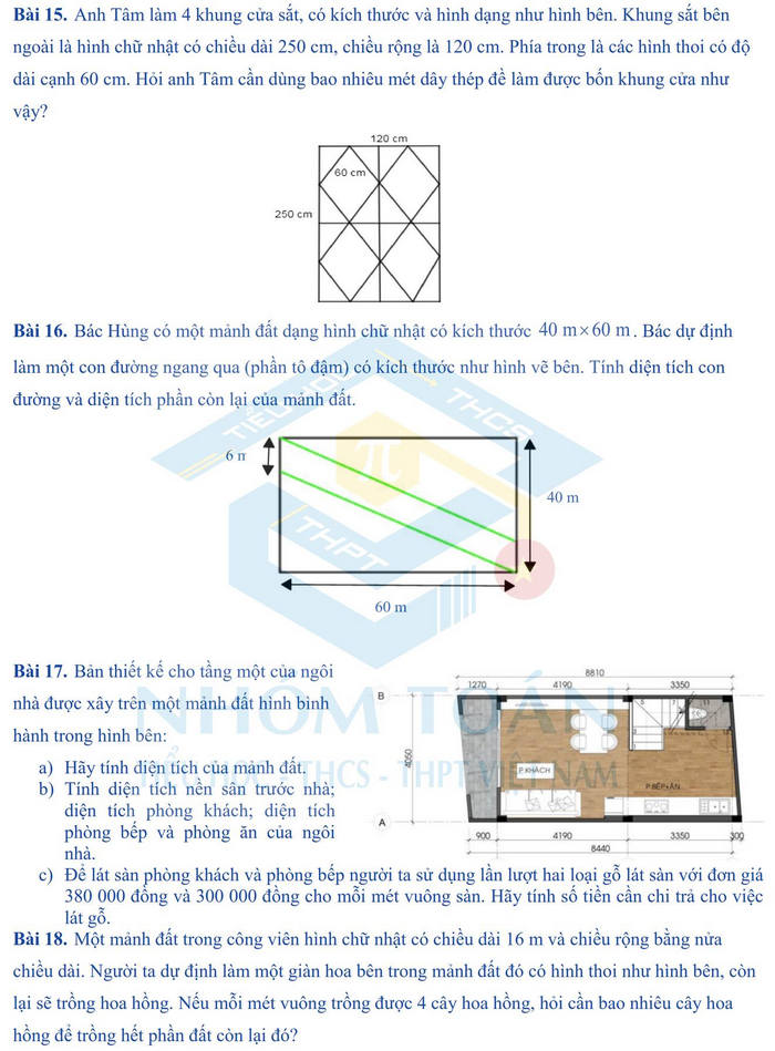 De cuong on tap hoc ki 1 lop 6 mon Toan 2021 - He thong Archimedes School