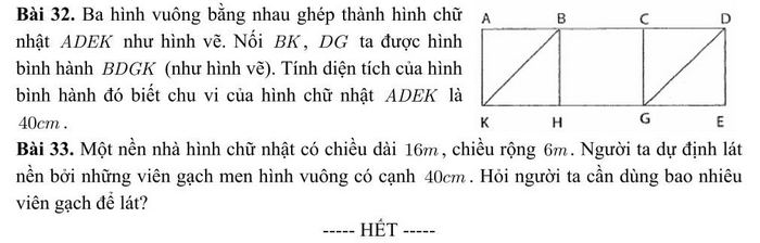 De cuong on tap ki 1 Toan lop 6 - THCS Doan Thi Diem nam 2021