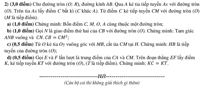 De thi hoc ki 1 mon Toan lop 9 nam 2021 - THCS&THPT M.V.Lomonoxop