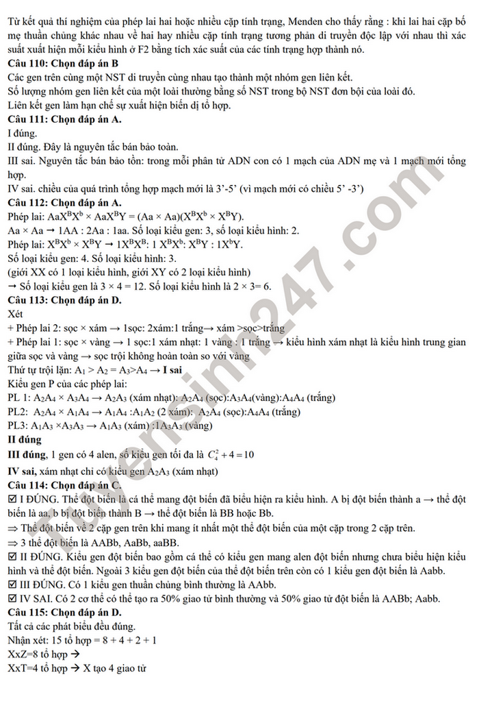 De thi thu mon Sinh tot nghiep THPT 2022 - THPT Quan Hoa
