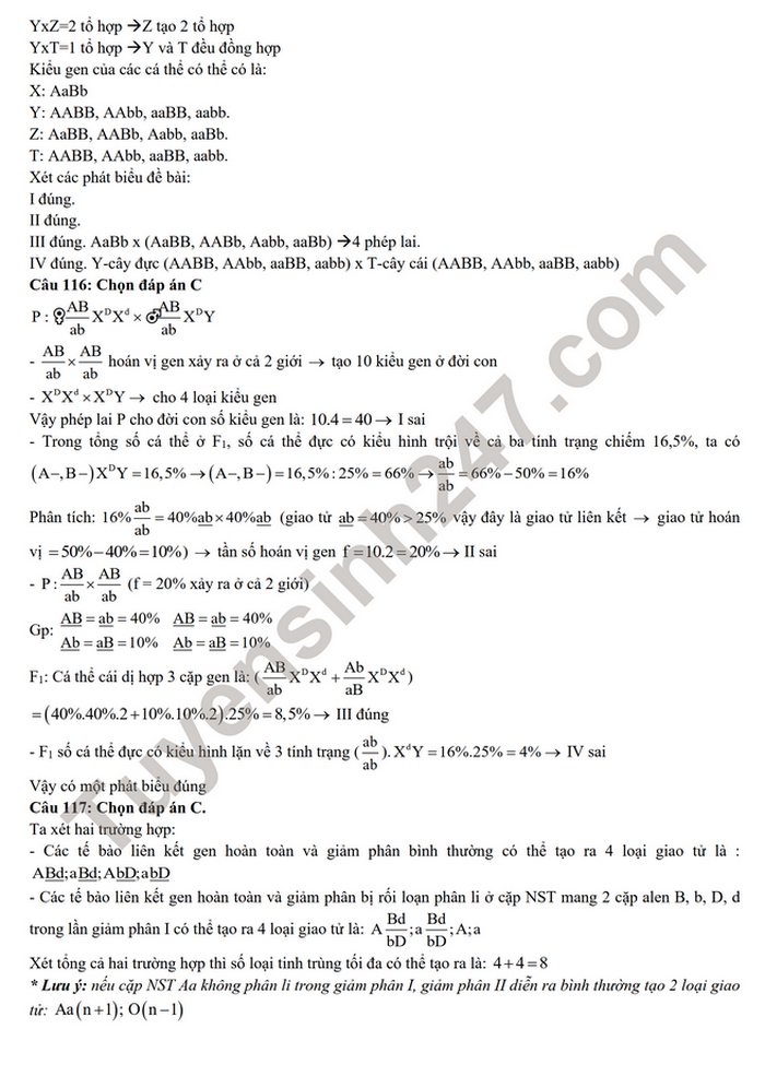 De thi thu mon Sinh tot nghiep THPT 2022 - THPT Quan Hoa