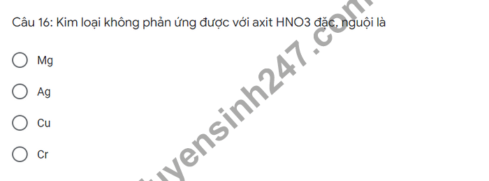 De thi giua ki 2 THPT Tran Phu - Ha Tinh 2022 mon Hoa lop 12