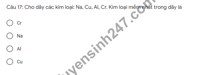 De thi giua ki 2 THPT Tran Phu - Ha Tinh 2022 mon Hoa lop 12