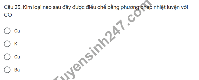 De thi giua ki 2 THPT Tran Phu - Ha Tinh 2022 mon Hoa lop 12