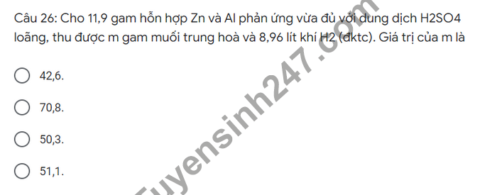 De thi giua ki 2 THPT Tran Phu - Ha Tinh 2022 mon Hoa lop 12