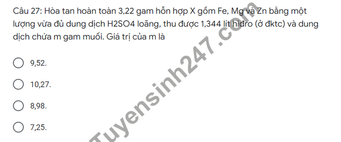 De thi giua ki 2 THPT Tran Phu - Ha Tinh 2022 mon Hoa lop 12