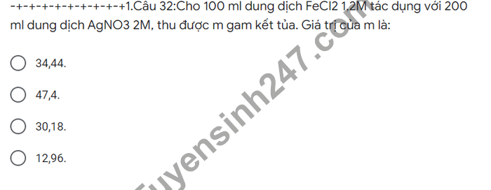 De thi giua ki 2 THPT Tran Phu - Ha Tinh 2022 mon Hoa lop 12