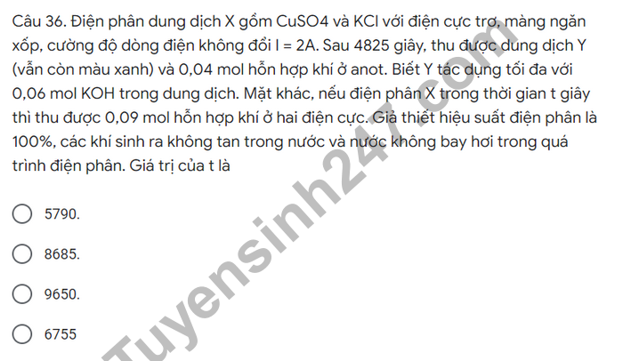 De thi giua ki 2 THPT Tran Phu - Ha Tinh 2022 mon Hoa lop 12