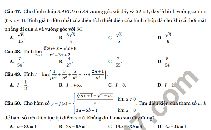 De thi giua ki 2 mon Toan 2022 lop 11 - THPT Dong Hung Ha