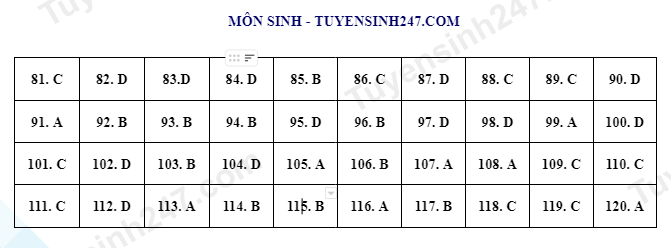 Huong dan giai de minh hoa tot nghiep THPT 2022 - Tat ca cac mon