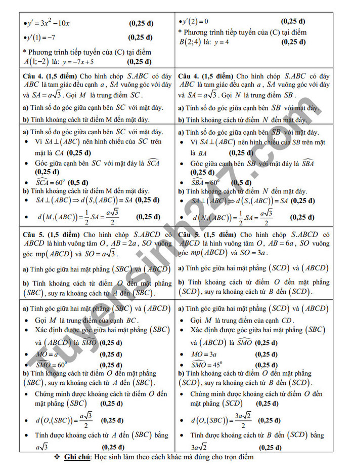 De thi ki 2 THPT Phan Dang Luu lop 11 2022 mon Toan