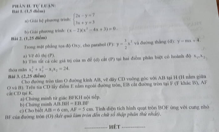 De thi ki 2 mon Toan 9 nam hoc 2021 - 2022 So GD va DT Quang Nam