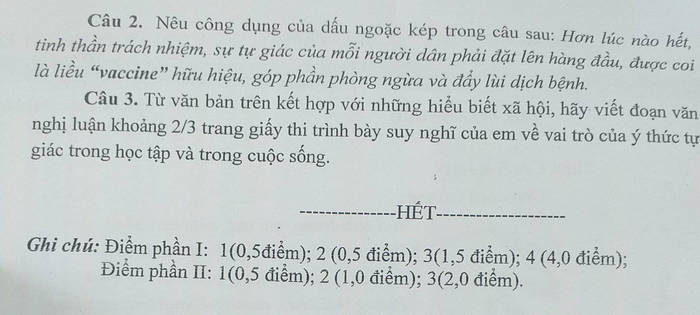 De thi ki 2 nam 2022 Phong GD Chuong My mon Van lop 8