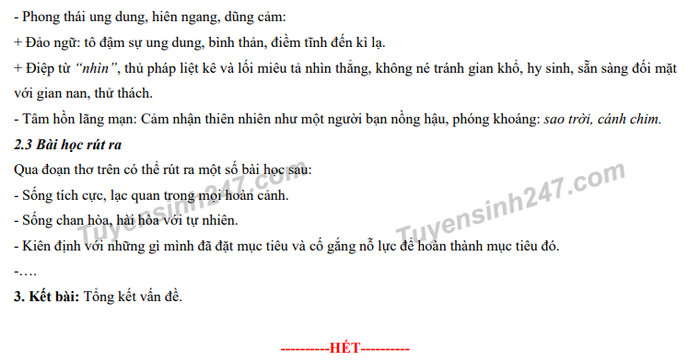 Dap an de thi vao lop 10 tinh Tay Ninh mon Van 2022