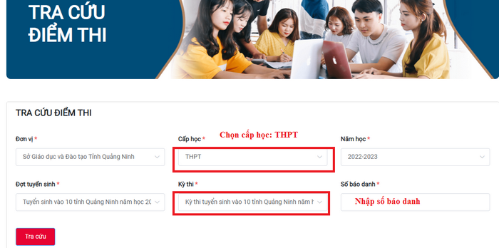 Da co diem thi vao lop 10 Quang Ninh nam 2022