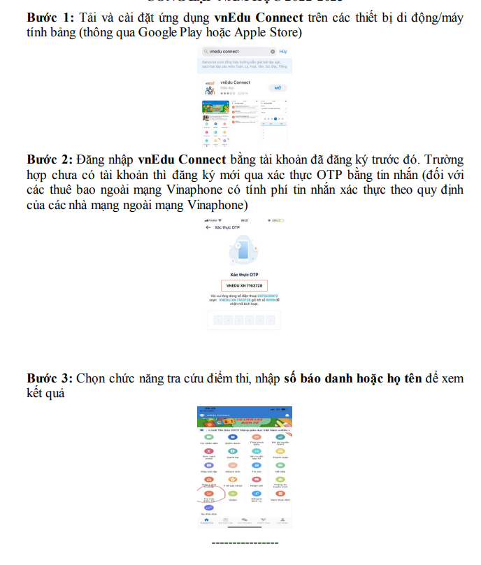 Huong dan tra cuu diem thi vao lop 10 Ben Tre 2022