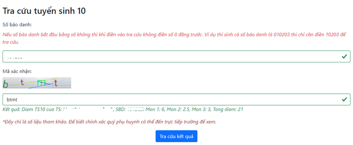 Da co diem thi vao lop 10 tinh Tien Giang 2022
