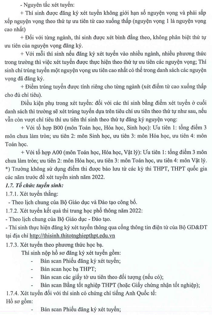 Phuong an tuyen sinh Dai hoc Ky thuat Y te Hai Duong nam 2022