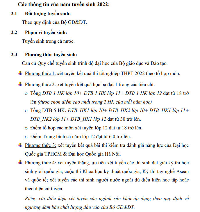 Thong tin tuyen sinh Dai hoc Nguyen Tat Thanh 2022