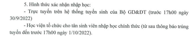 Diem chuan hoc ba Hoc vien Phu nu Viet Nam 2022