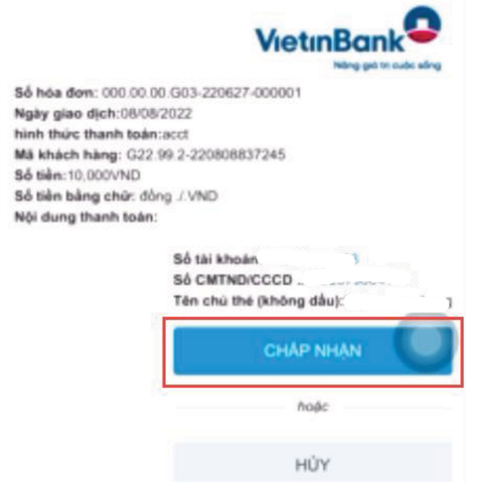 Huong dan thanh toan truc tuyen le phi xet tuyen dai hoc 2022