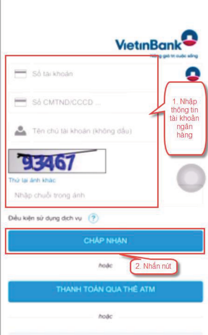Huong dan thanh toan truc tuyen le phi xet tuyen dai hoc 2022