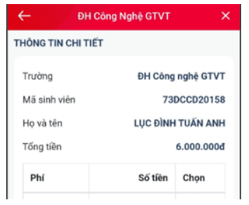 Ho so nhap hoc Dai hoc Cong nghe Giao thong van tai nam 2022