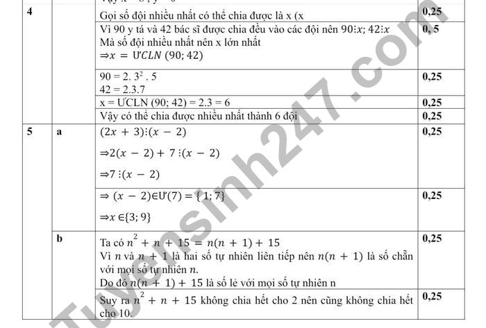 De kiem tra giua ki 1 mon Toan lop 6 THCS Nghia Tan 2022