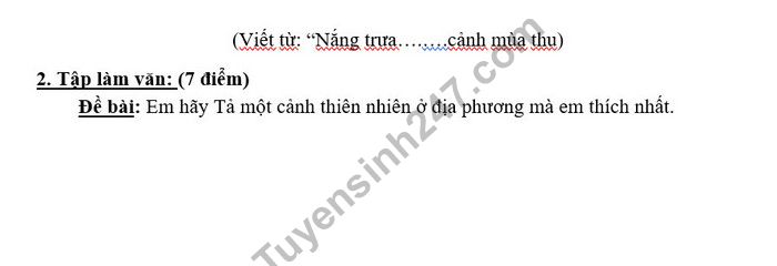 De kiem tra giua ki 1 mon Tieng Viet lop 5 TH Le Quy Don 2022