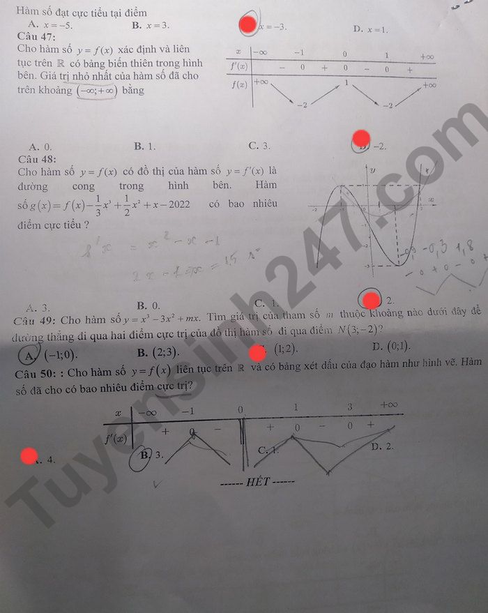 De kiem tra giua ki 1 lop 12 nam 2022 mon Toan THPT Pleiku (Co dap an)