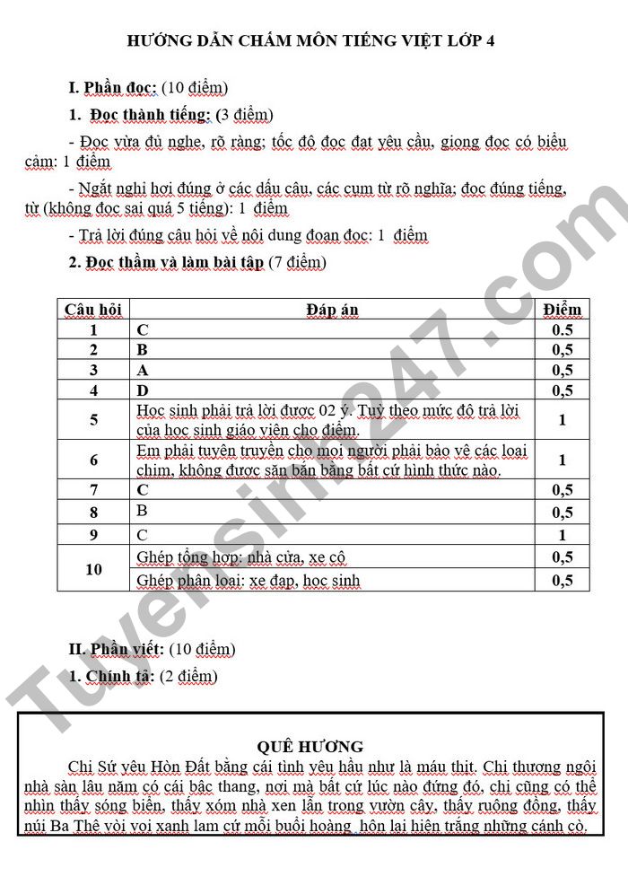 De kiem tra giua ki 1 lop 4 mon Tieng Viet 2022 TH Tan Hoi Trung 1 (Co dap an)