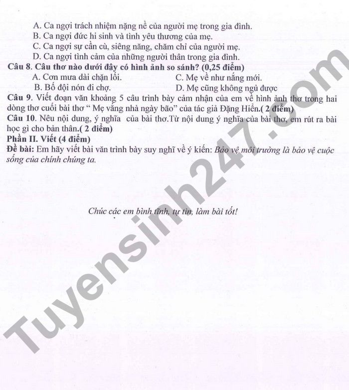 De kiem tra giua ki 1 lop 7 mon Van 2022 THCS Ngoc Lam