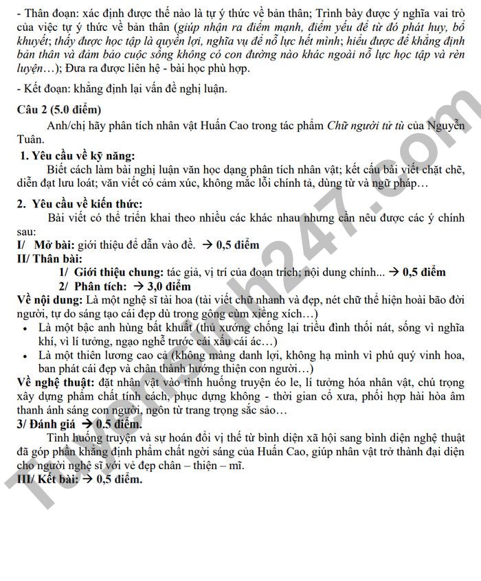 De thi ki 1 lop 11 mon Van THPT Gia Dinh 2022 (Co dap an)