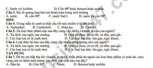 De cuong on tap hoc ki 1 lop 11 mon Sinh nam 2022 - THPT Han Thuyen