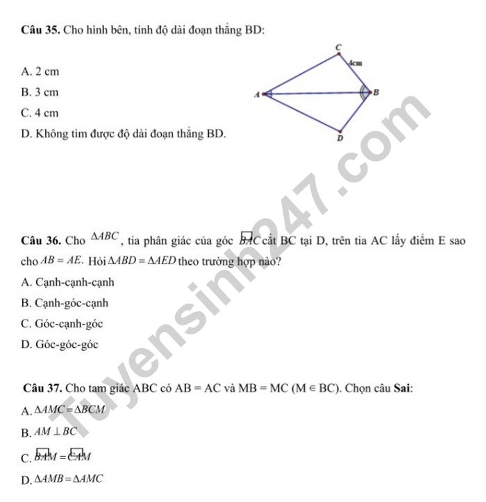 De kiem tra hoc ki 1 lop 7 mon Toan nam 2022 - THCS Gia Thuy
