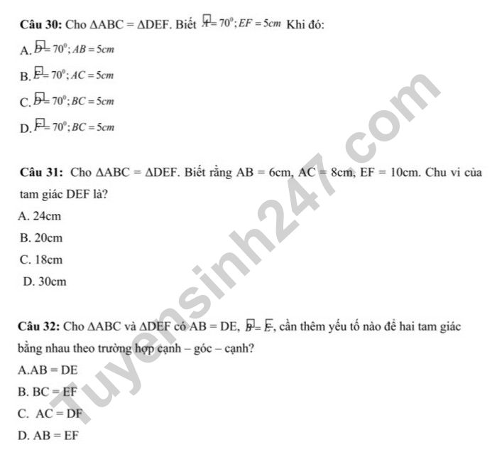 De kiem tra hoc ki 1 lop 7 mon Toan nam 2022 - THCS Gia Thuy