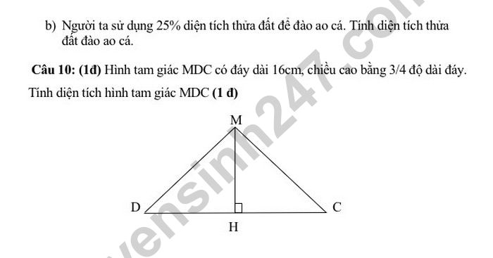 De kiem tra cuoi hoc ki 1 mon Toan lop 5 - TH Bai Thom nam 2022