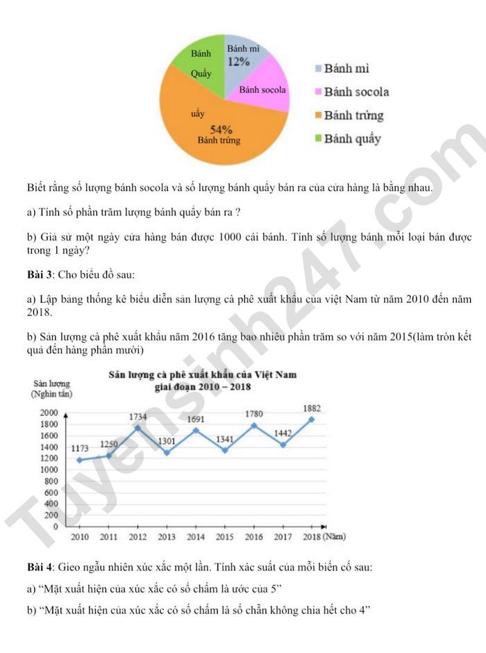 De cuong on tap giua ki 2 mon Toan lop 7 THCS Le Ngoc Han nam 2023