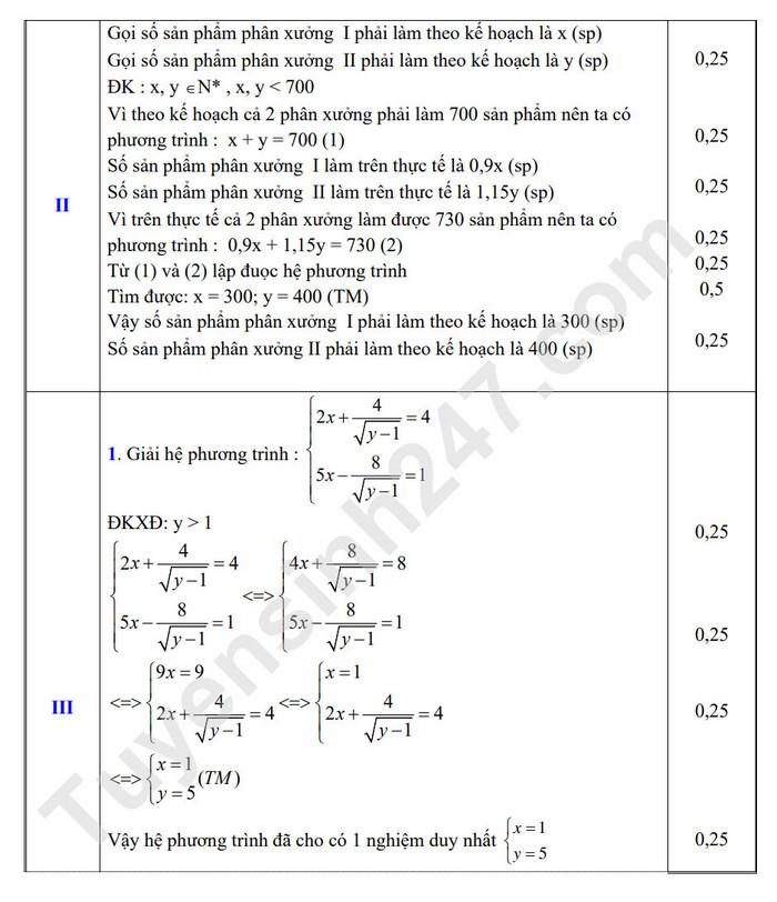 De thi GK 2 lop 9 mon Toan nam 2023 - THCS TT Yen Vien (Co dap an)