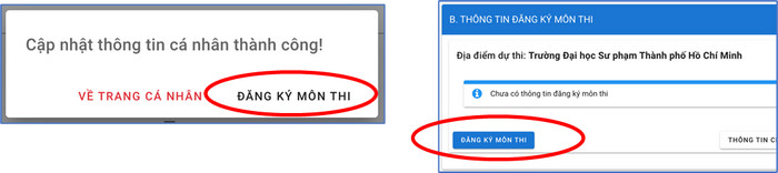 Huong dan dang ky thi Danh gia nang luc DH Su pham TPHCM 2023