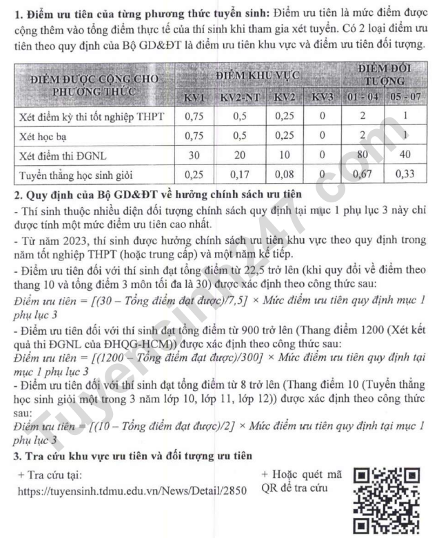 Dai hoc Thu Dau Mot cong bo thong tin tuyen sinh 2023