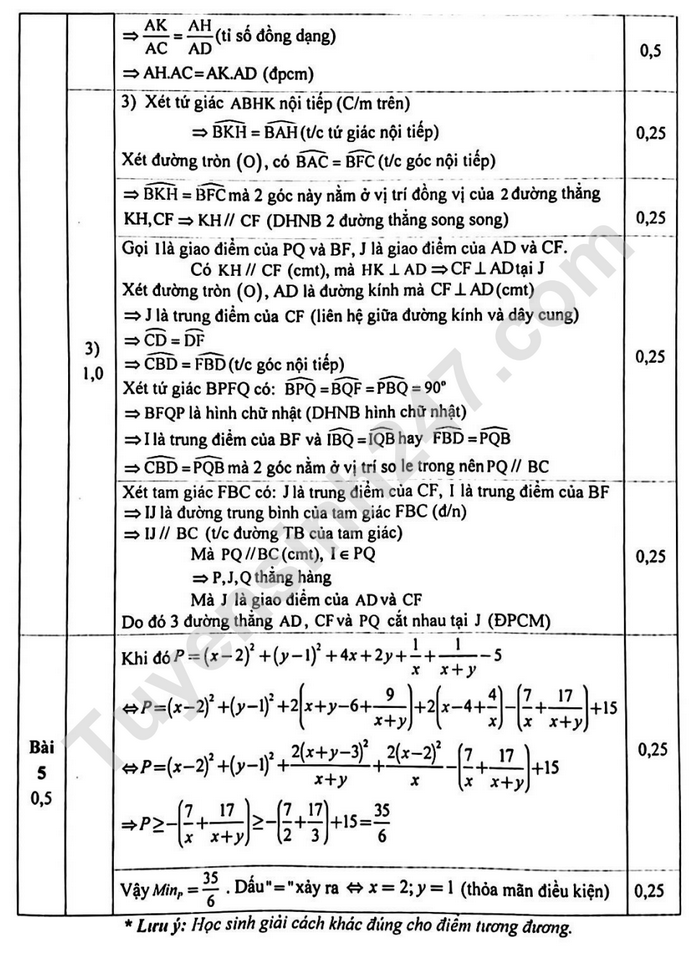 De thi ki 2 lop 9 mon Toan 2023 - Quan Ha Dong (Co dap an)