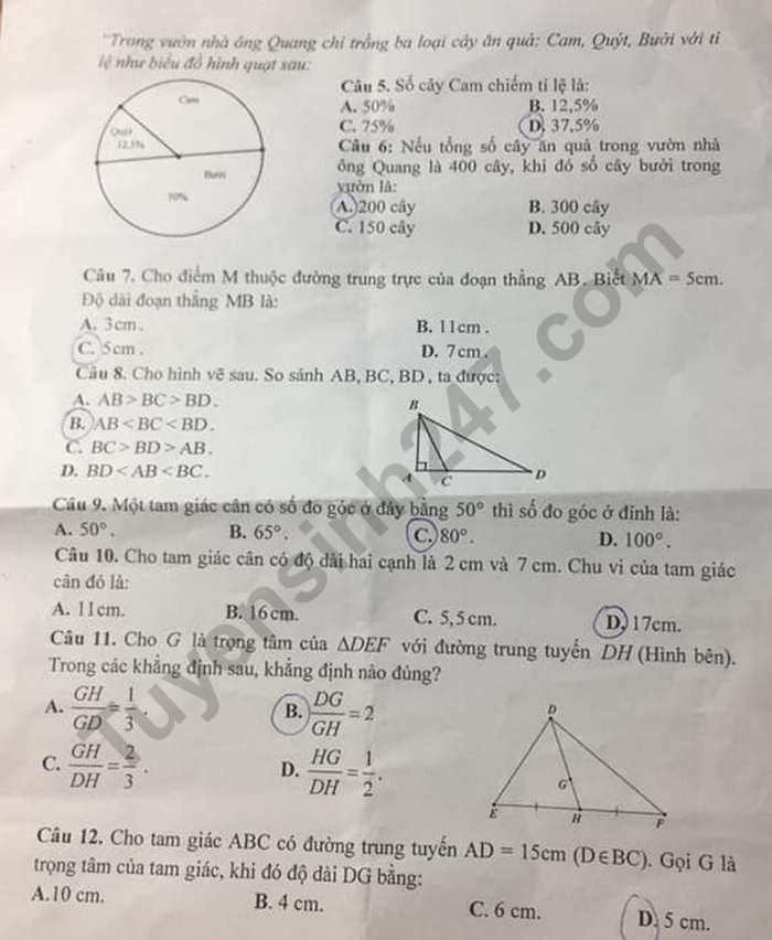De thi hoc ki 2 lop 7 mon Toan nam 2023 - Phong GD Quoc Oai
