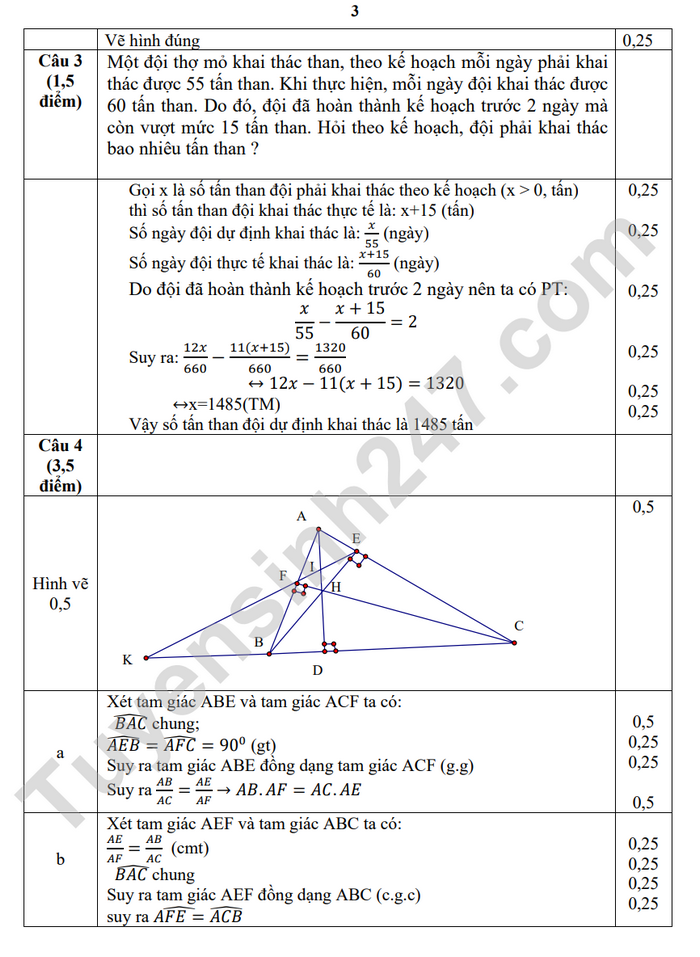 De kiem tra cuoi ki 2 lop 8 mon Toan 2023 TX Hoang Mai (Co dap an)