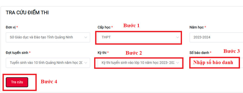 Diem thi tuyen sinh vao lop 10 Quang Ninh 2023