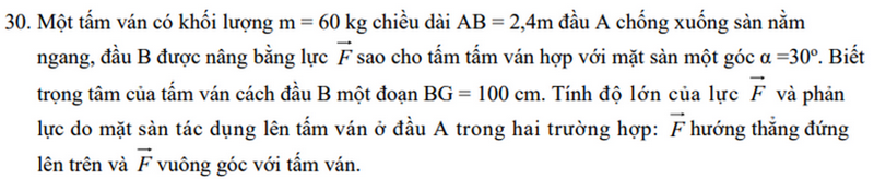 Noi dung on tap hoc ki I mon Vat ly lop 10 nam 2023 THPT Tran Phu