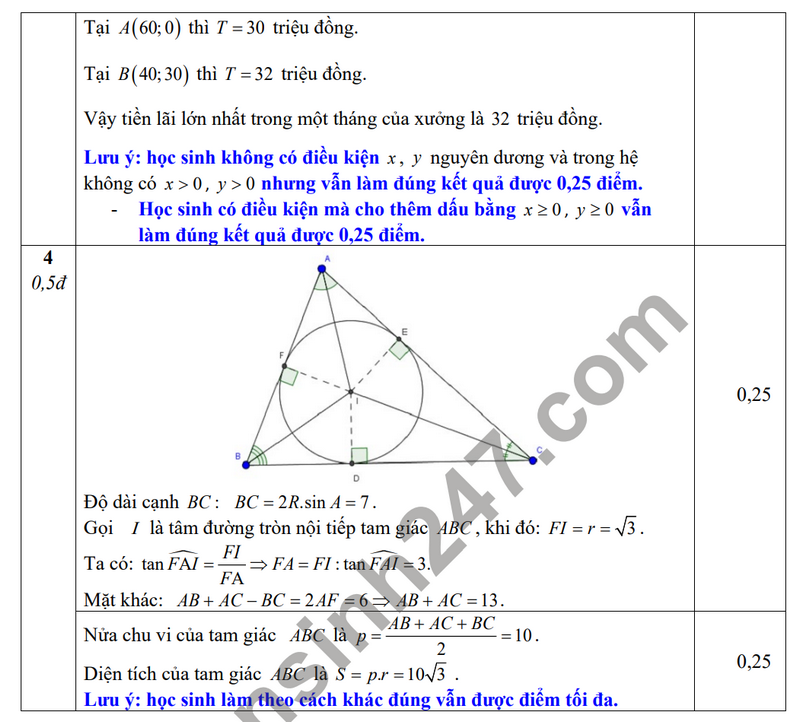 De thi giua ki 1 mon Toan lop 10 nam 2023 - THPT Doan Thuong