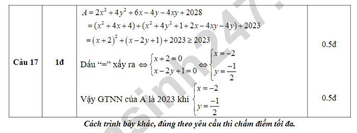 De thi giua ki 1 lop 8 mon Toan Huyen Can Loc 2023 (Co dap an)